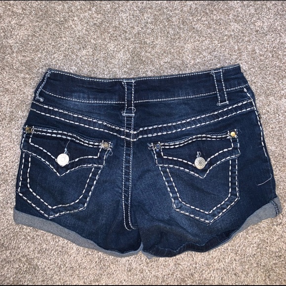 Knox Rose Midi Jean Power Stretch Shorts size 2 - Picture 10 of 12